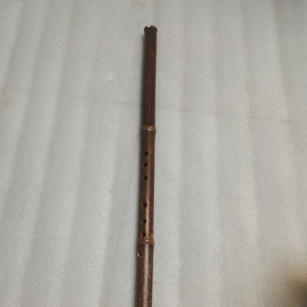 紫竹三节短箫G调，正手八孔黄金把位箫！