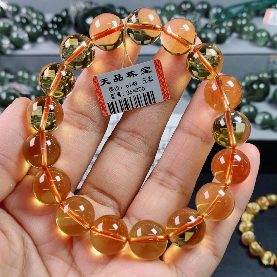 水晶手链未镶嵌黄水晶手链354306