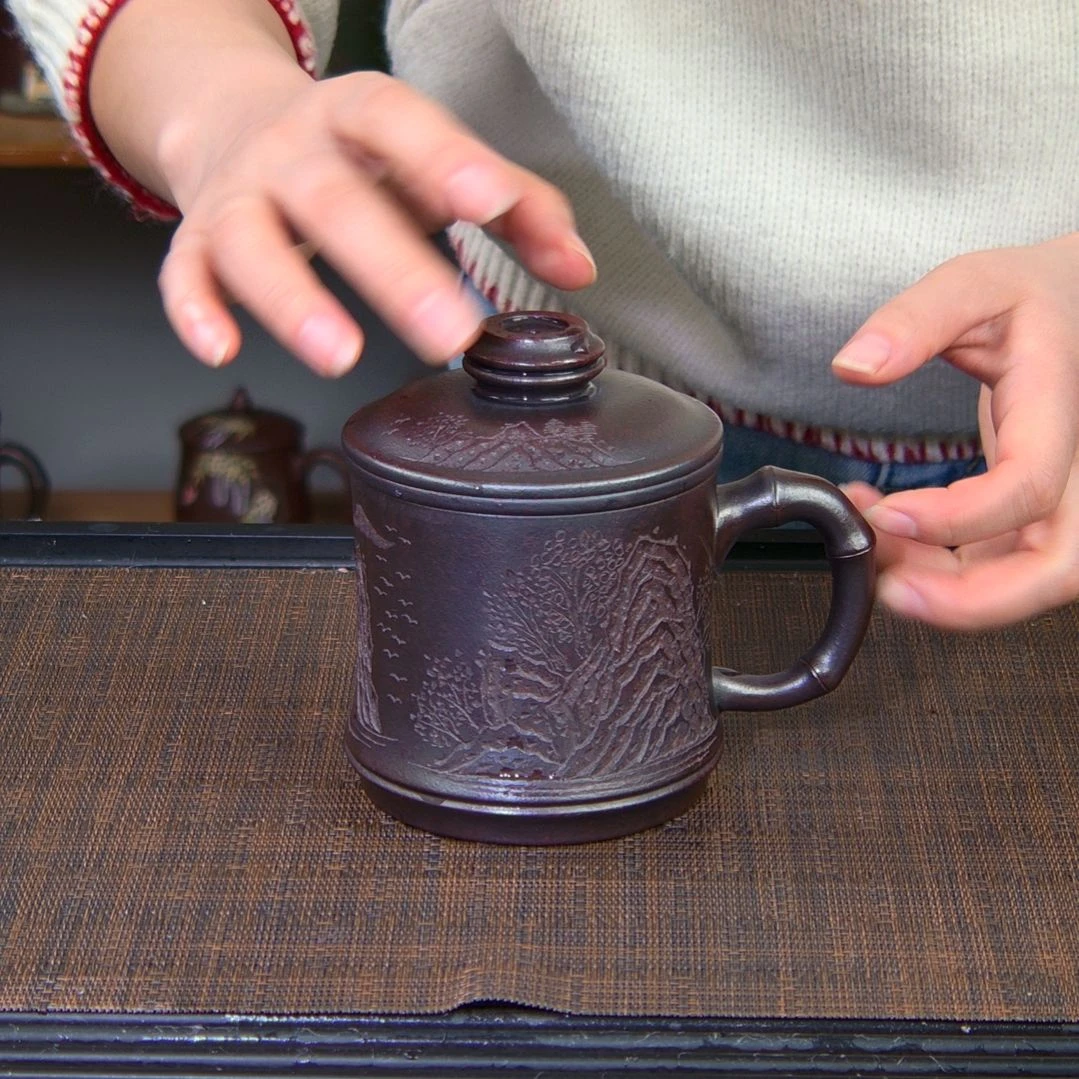 紫砂茶杯高货放漏