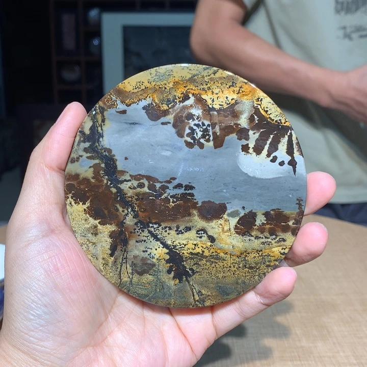 广西国画石摆件，收藏观赏