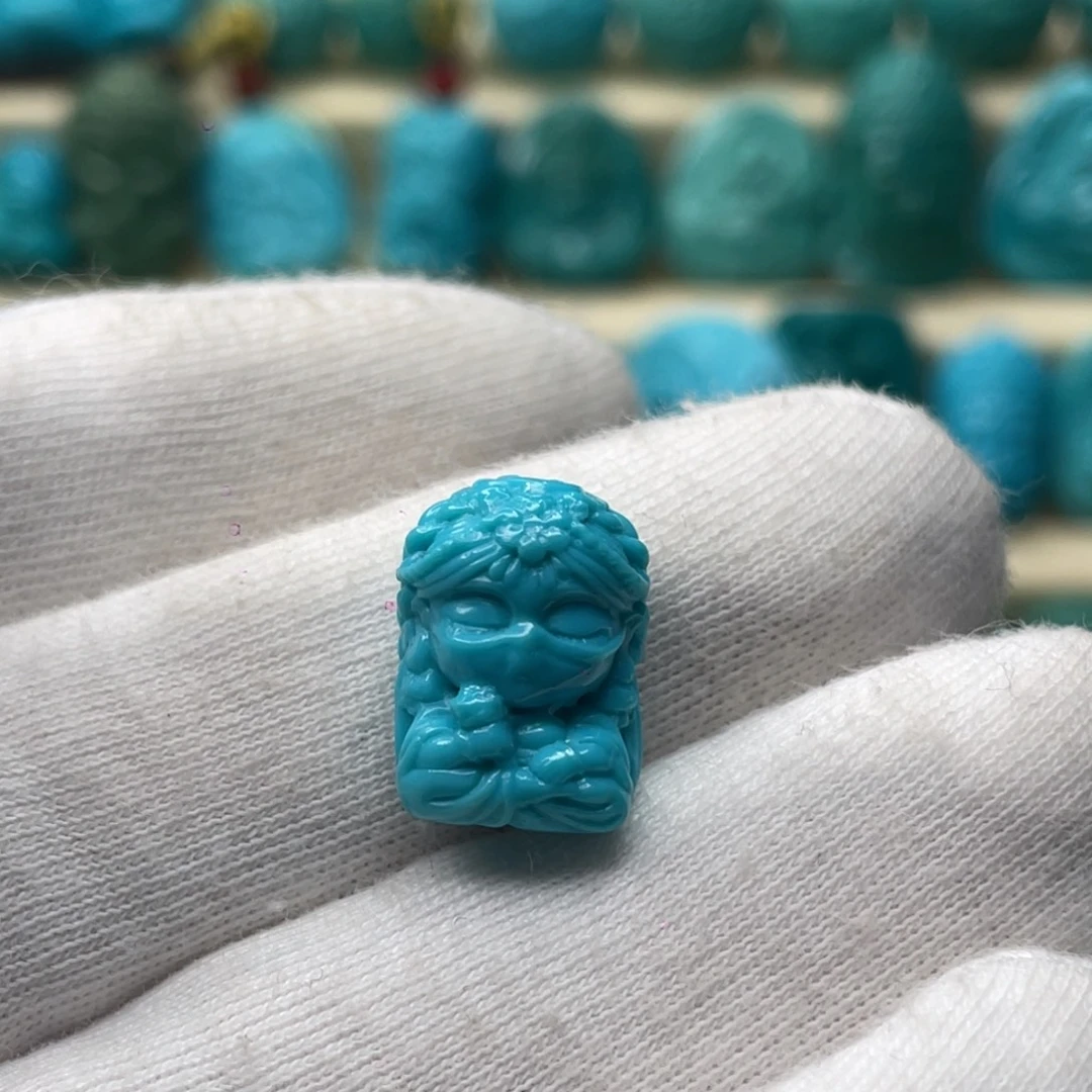 绿松石未镶嵌颈饰卡11-15