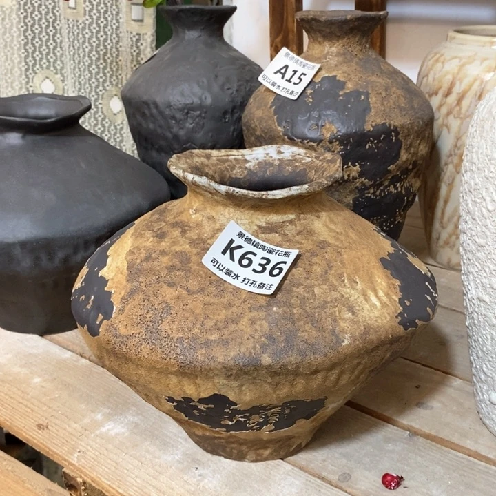 瓶高22。 8。景德镇陶瓷