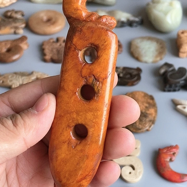 和田玉未镶嵌颈饰37