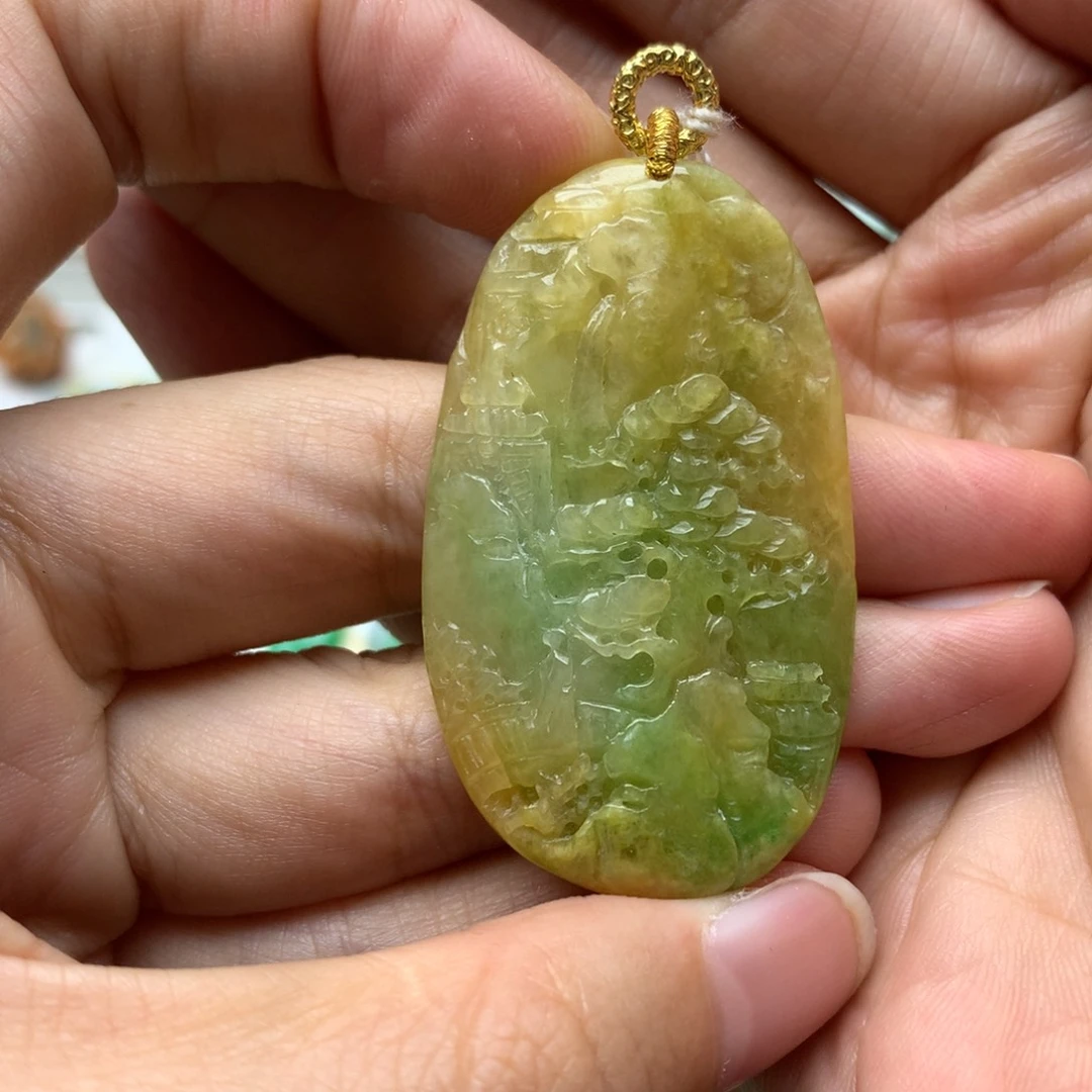 翡翠未镶嵌颈饰翡翠