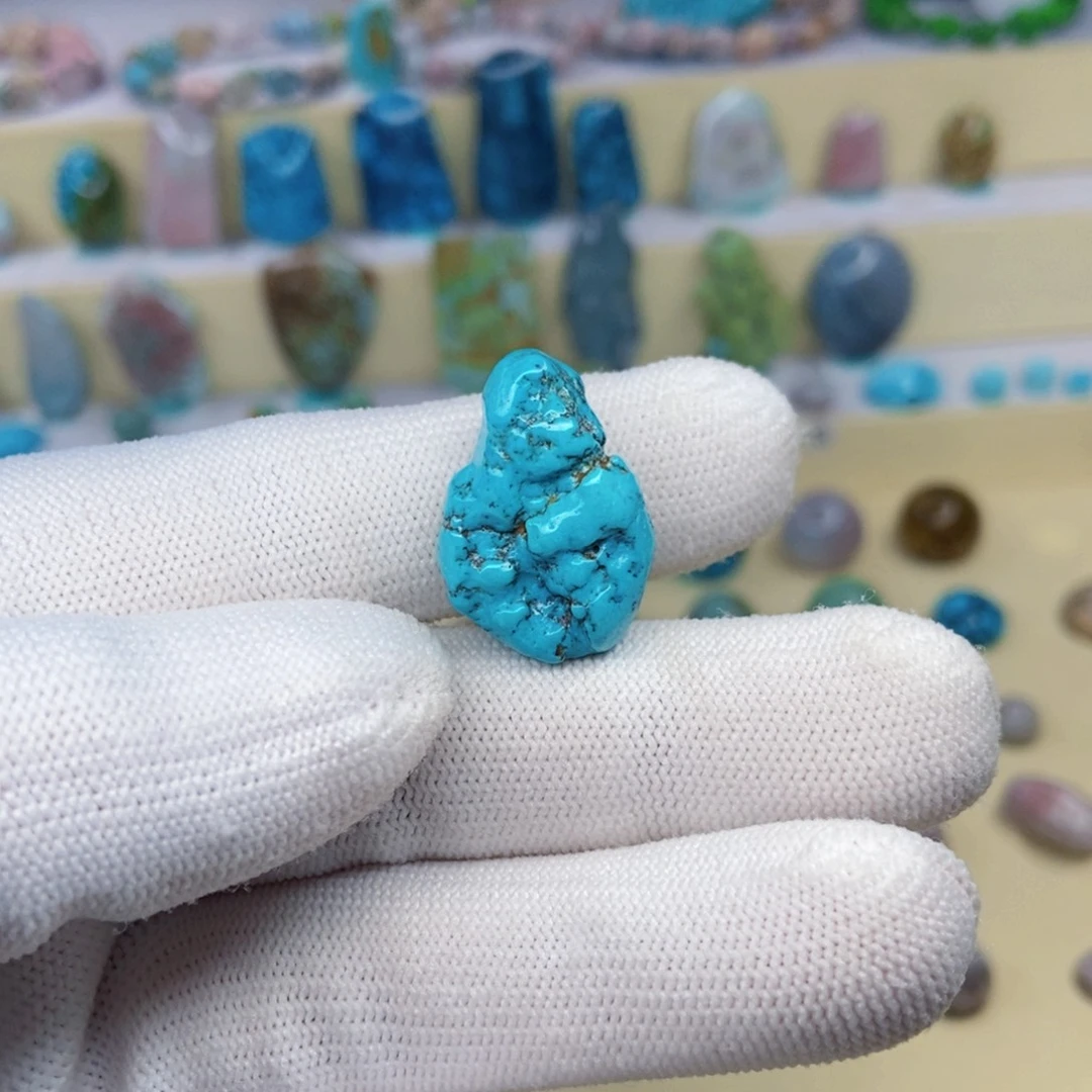 【闪购商品】未镶嵌绿松石珠宝奇石