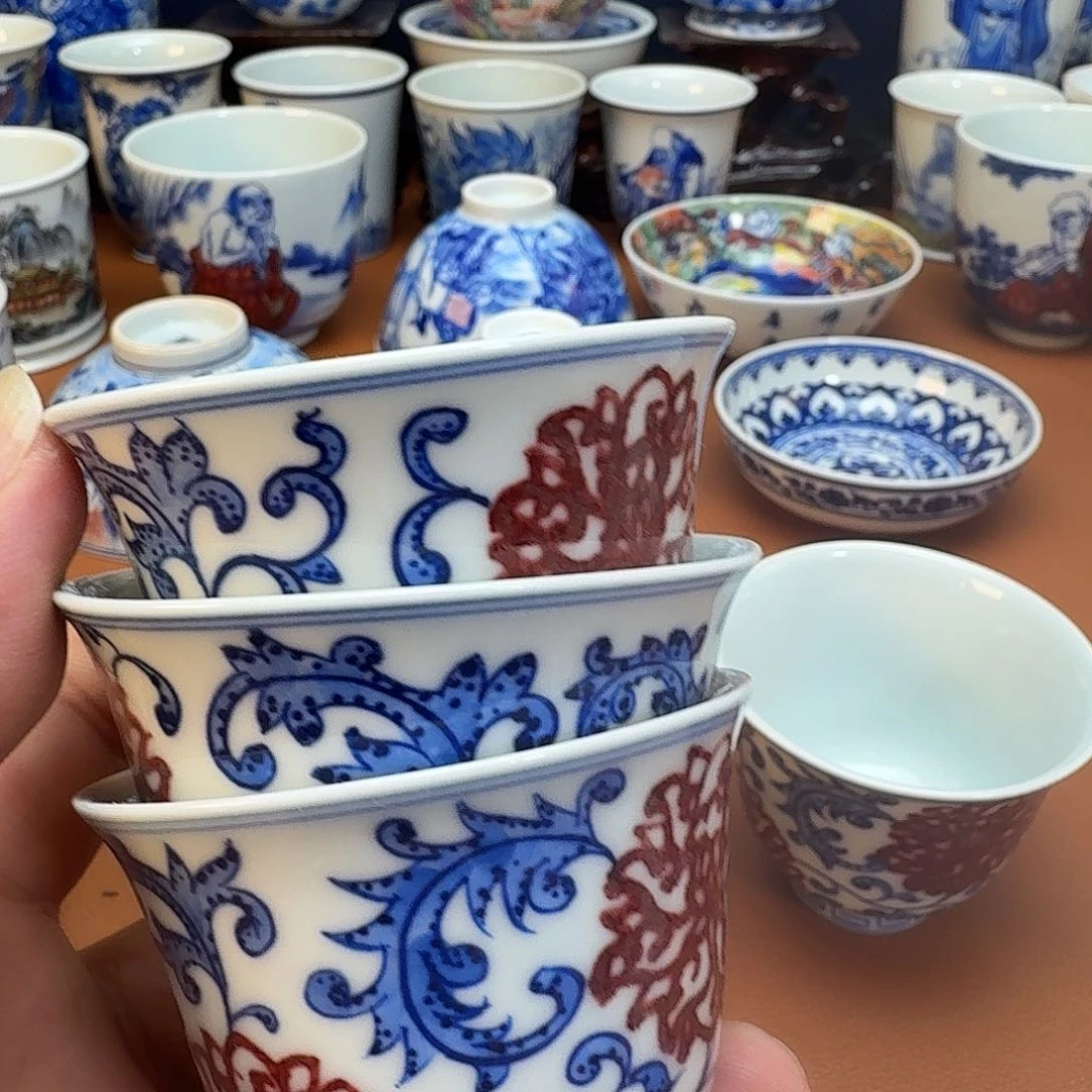 摆件一****味景德镇全手工手绘陶瓷