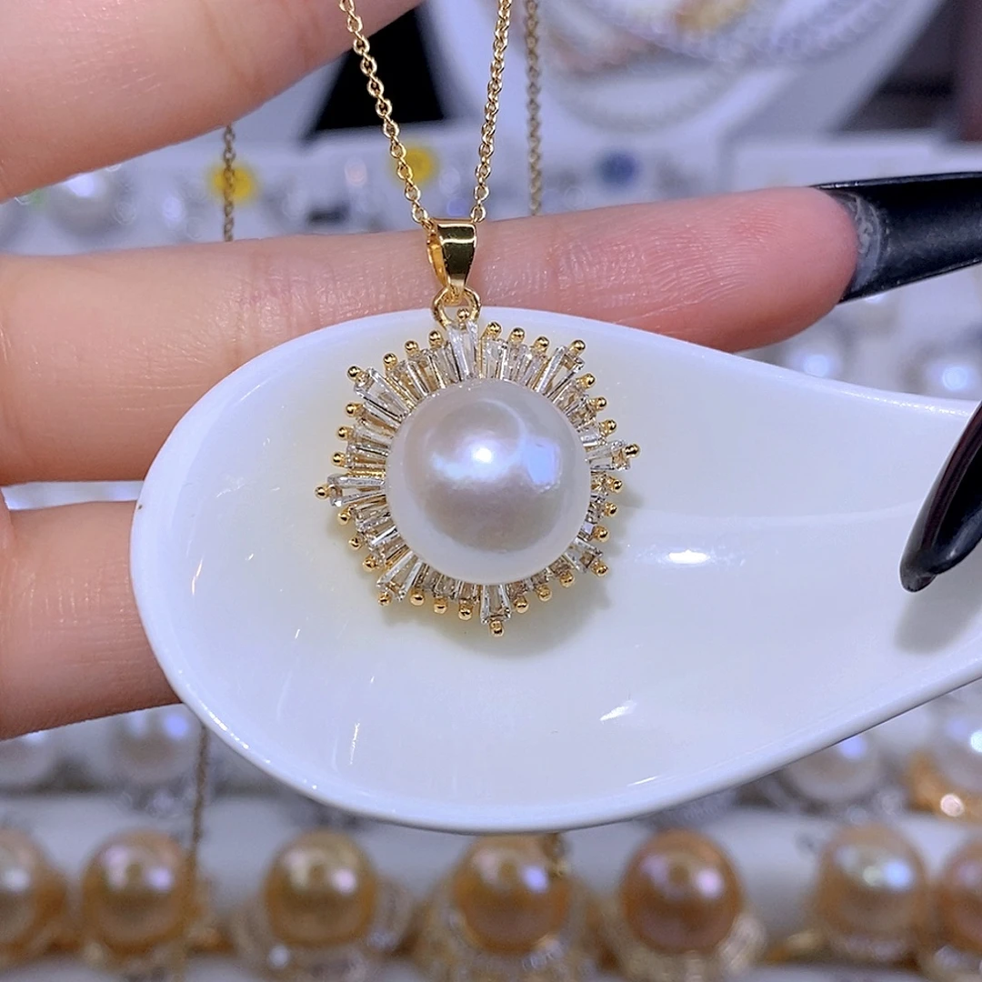 颈饰淡水珍珠合金F
