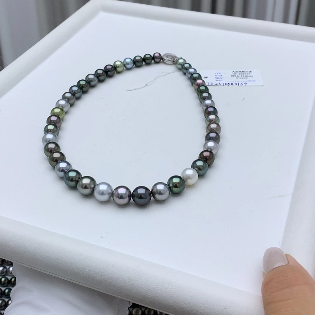 未镶嵌海水珍珠项链大溪地珍珠项链