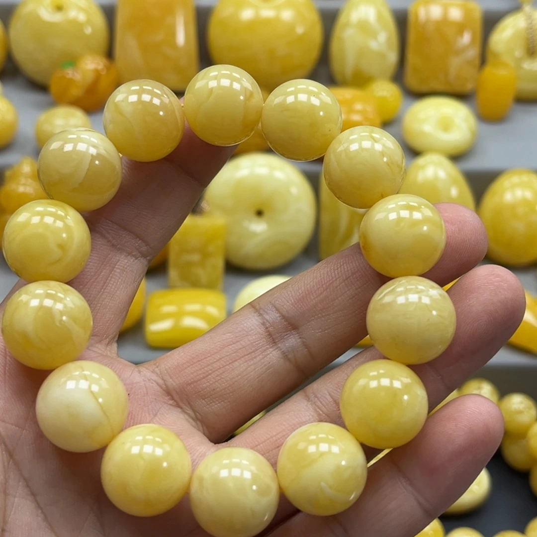 蜜蜡未镶嵌珠宝奇石