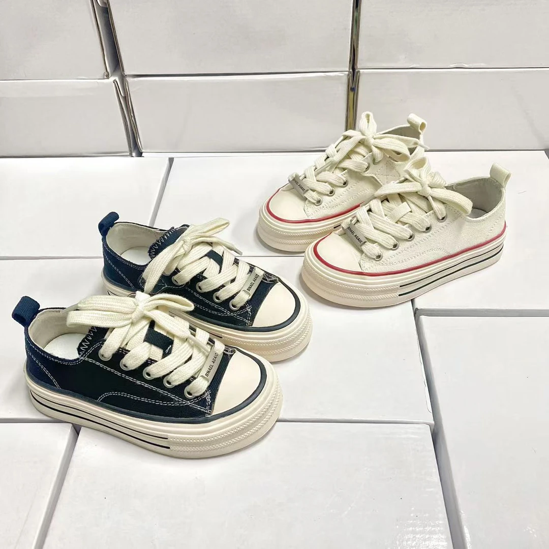 【萌蒙潮童】儿童帆布鞋2025年春季轻便休闲鞋软底舒适透气男女童