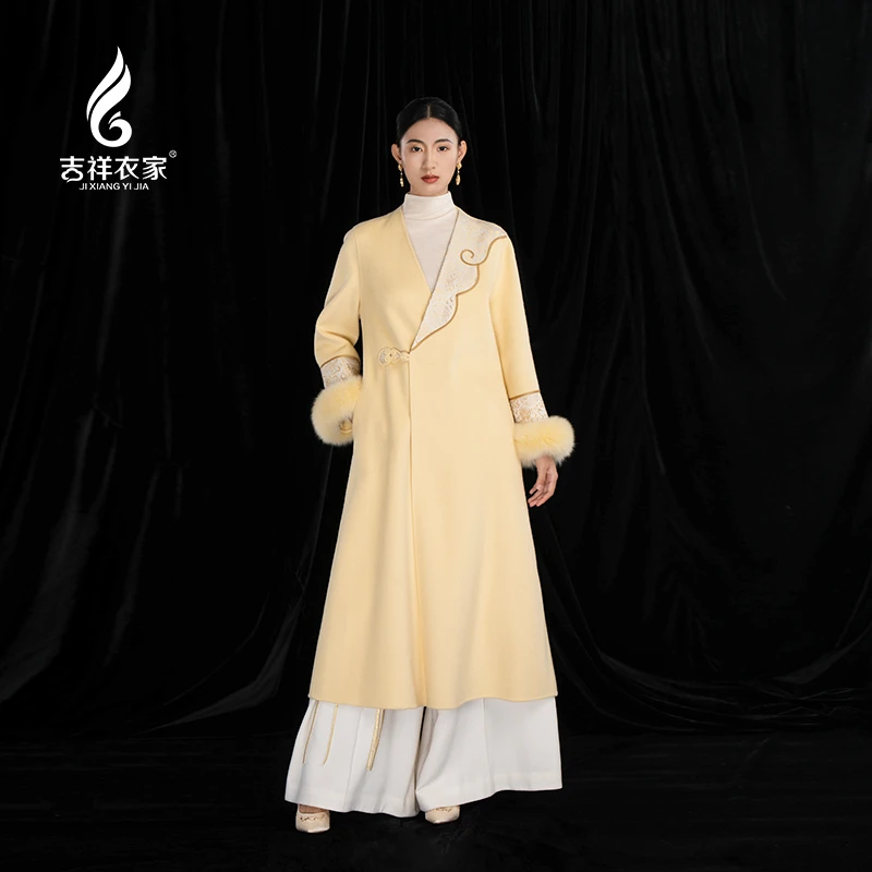JIXIANGYIJIA/吉祥衣家羌芳华大衣新年战衣保暖时尚冬装943247177