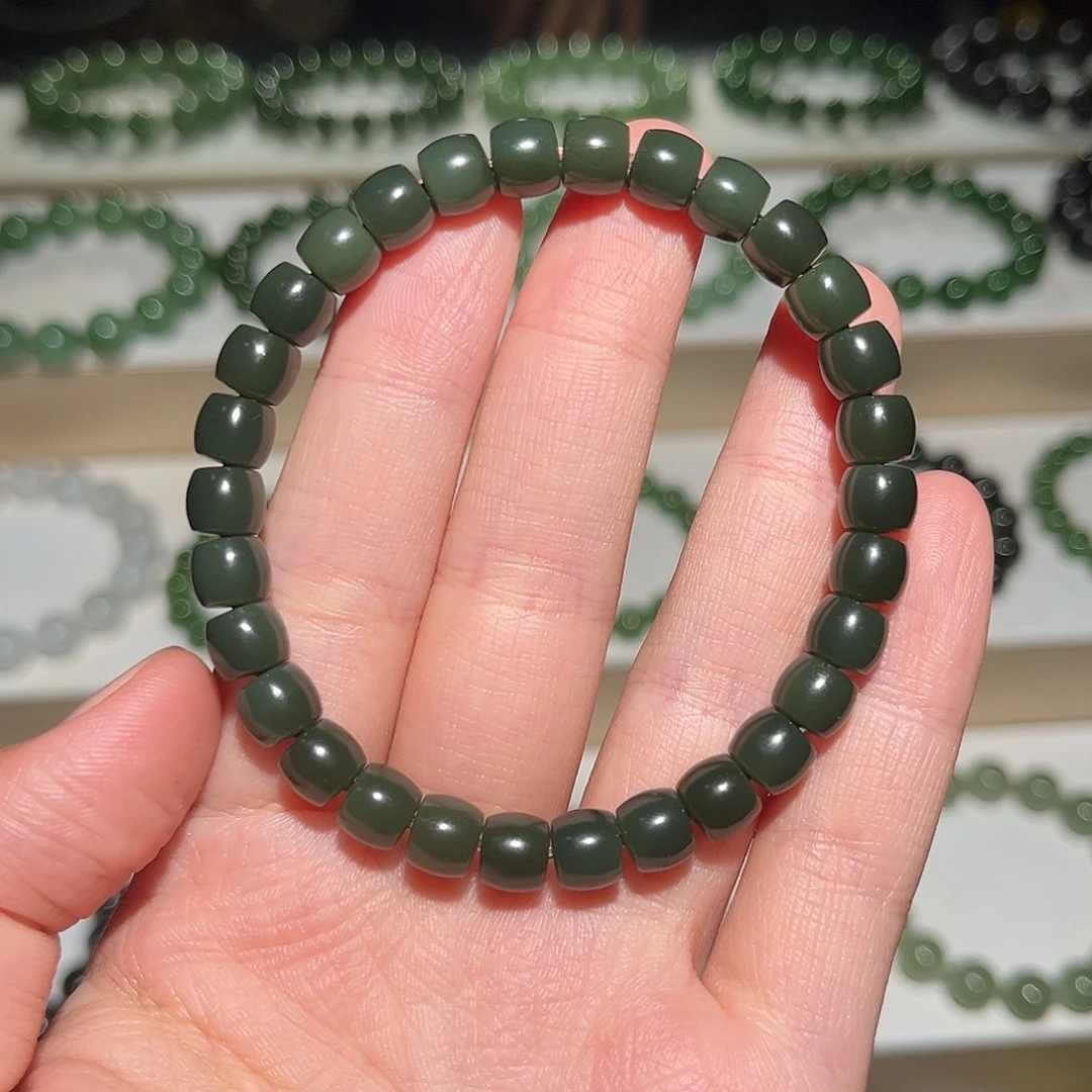 和田玉未镶嵌手链