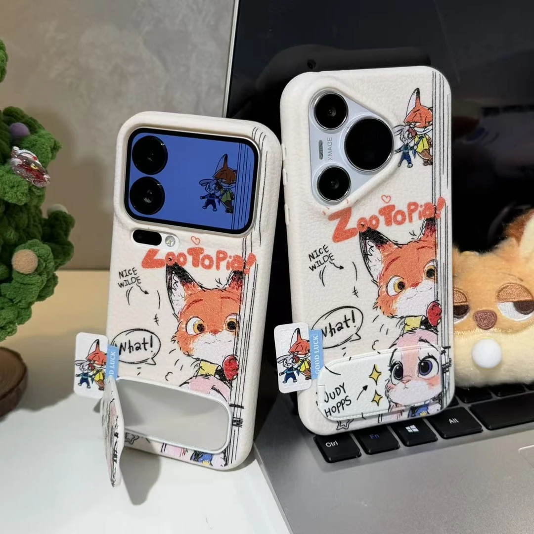 奥菲顿探头朱迪尼克支架适用苹果16皮纹手机壳小米17vivo华为oppo