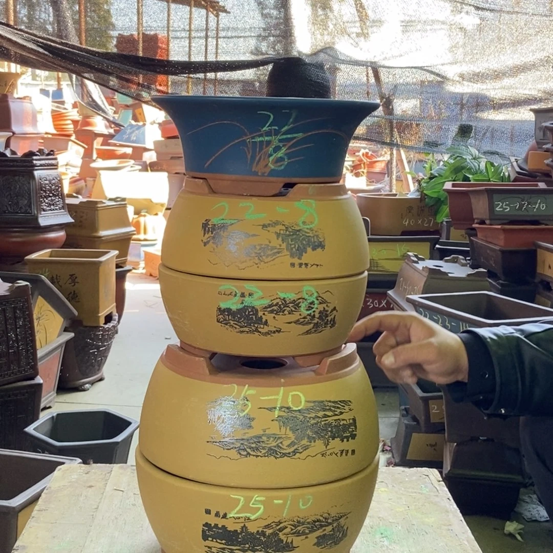 紫砂花盆紫砂紫砂