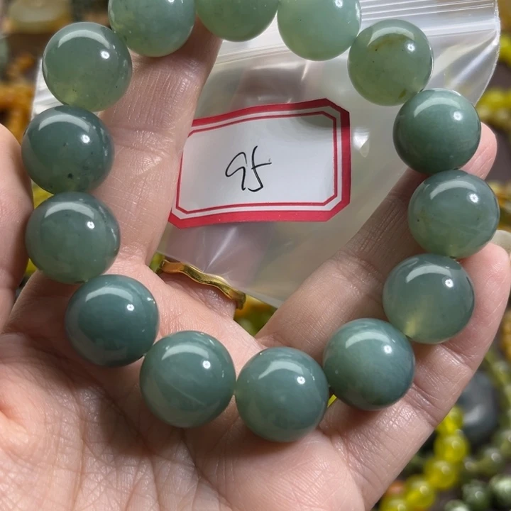 蛇纹石玉未镶嵌手链