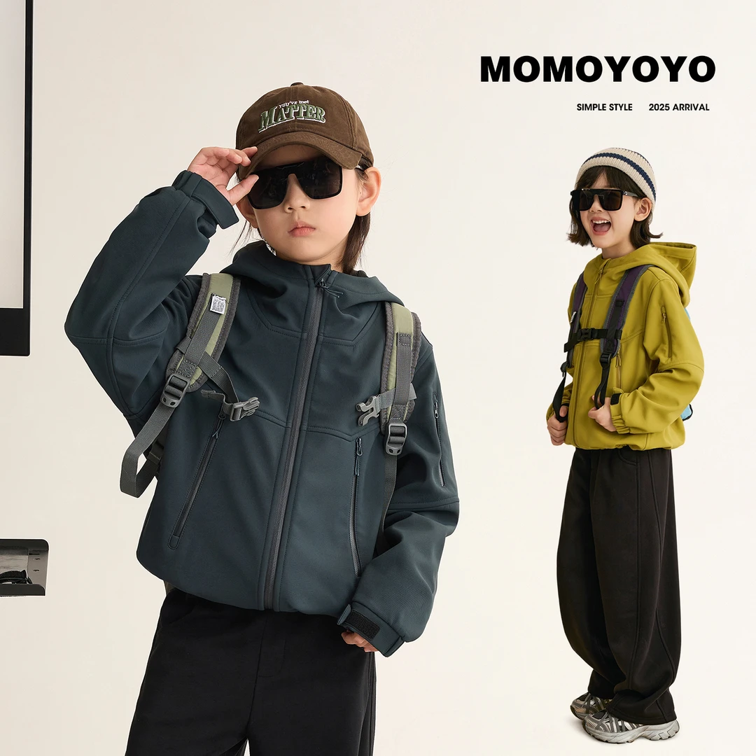 辰辰妈【防水胶囊】秋装儿童冲锋衣亲子装男女童防风防水外套8692D