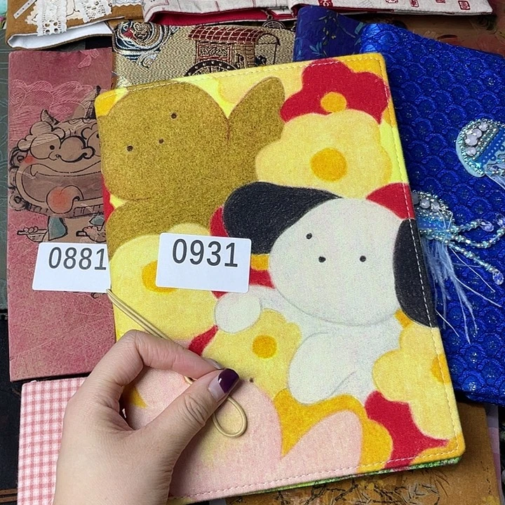 织绣A5活页不送纸931