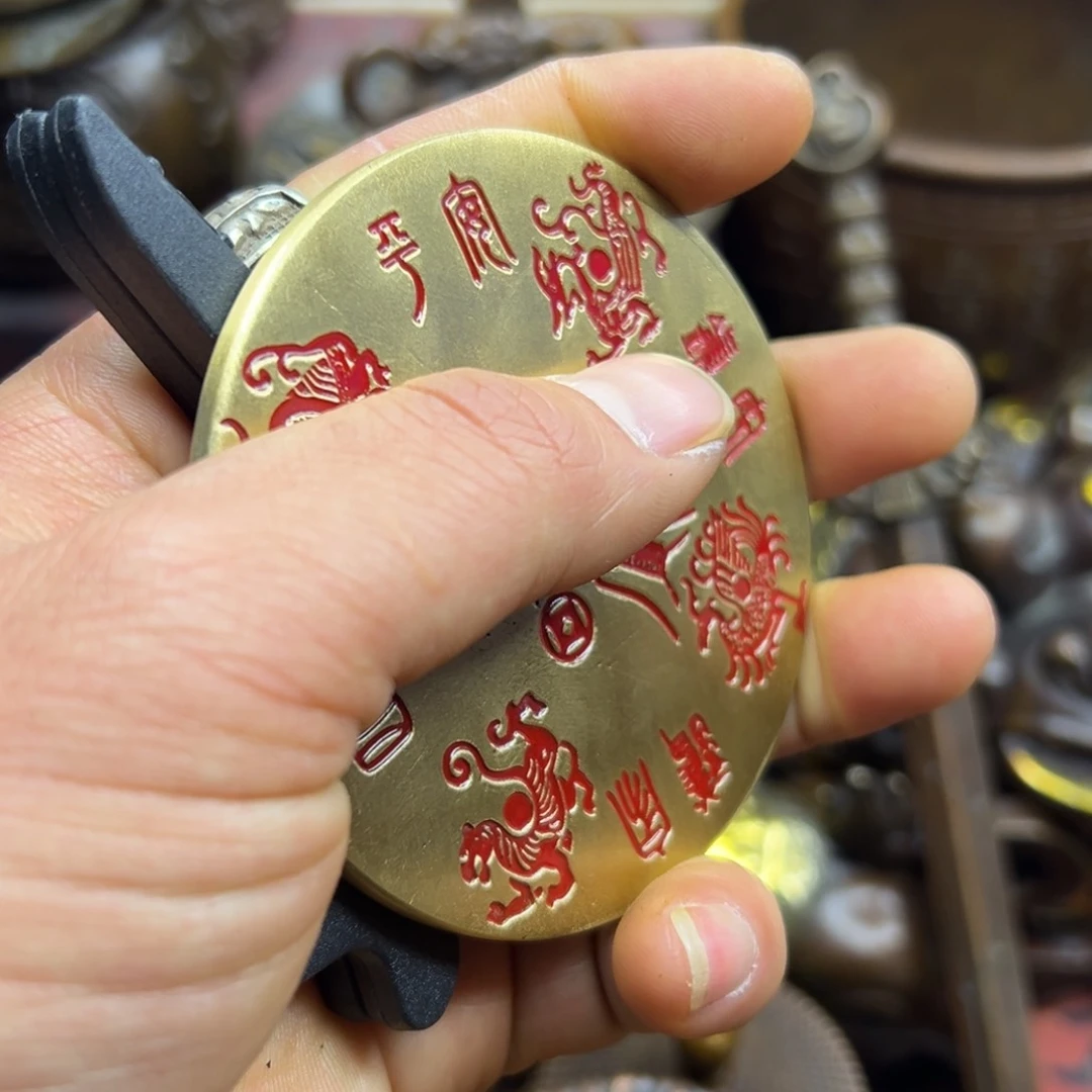 铜摆件欢迎欢迎你