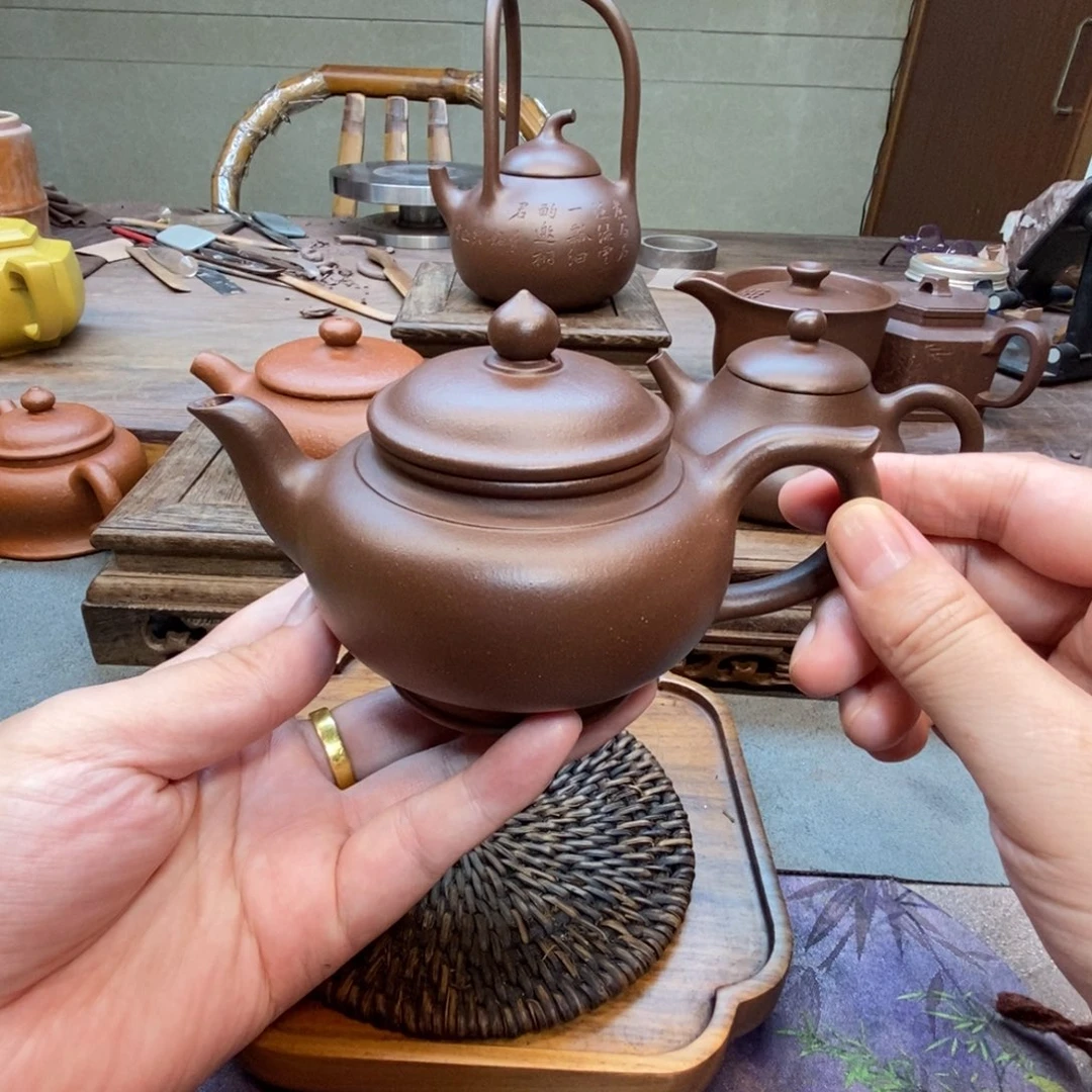 茶壶紫砂笑樱壶（原矿底槽清230cc）