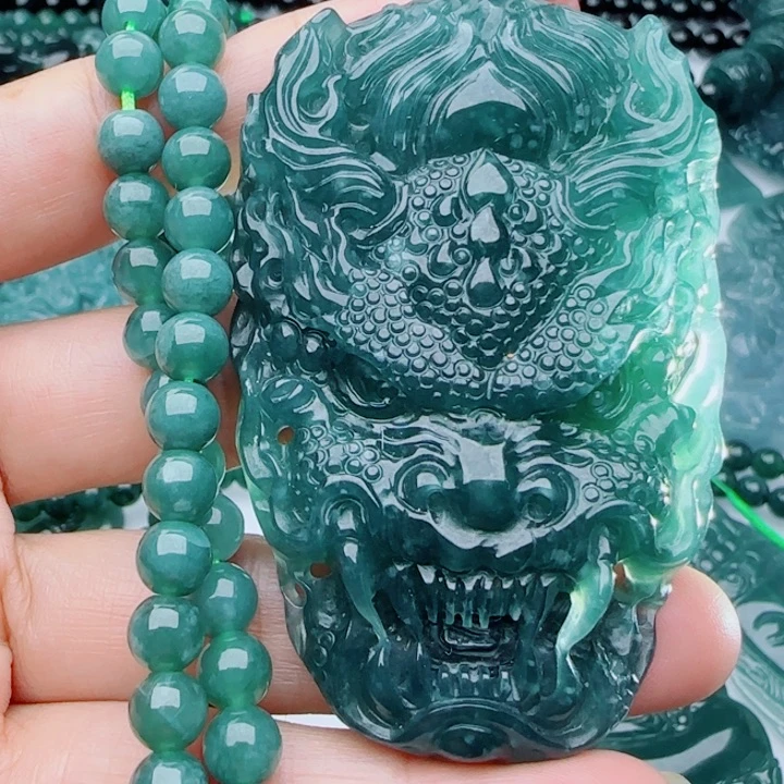 翡翠未镶嵌颈饰多样性发货天然A货翡翠