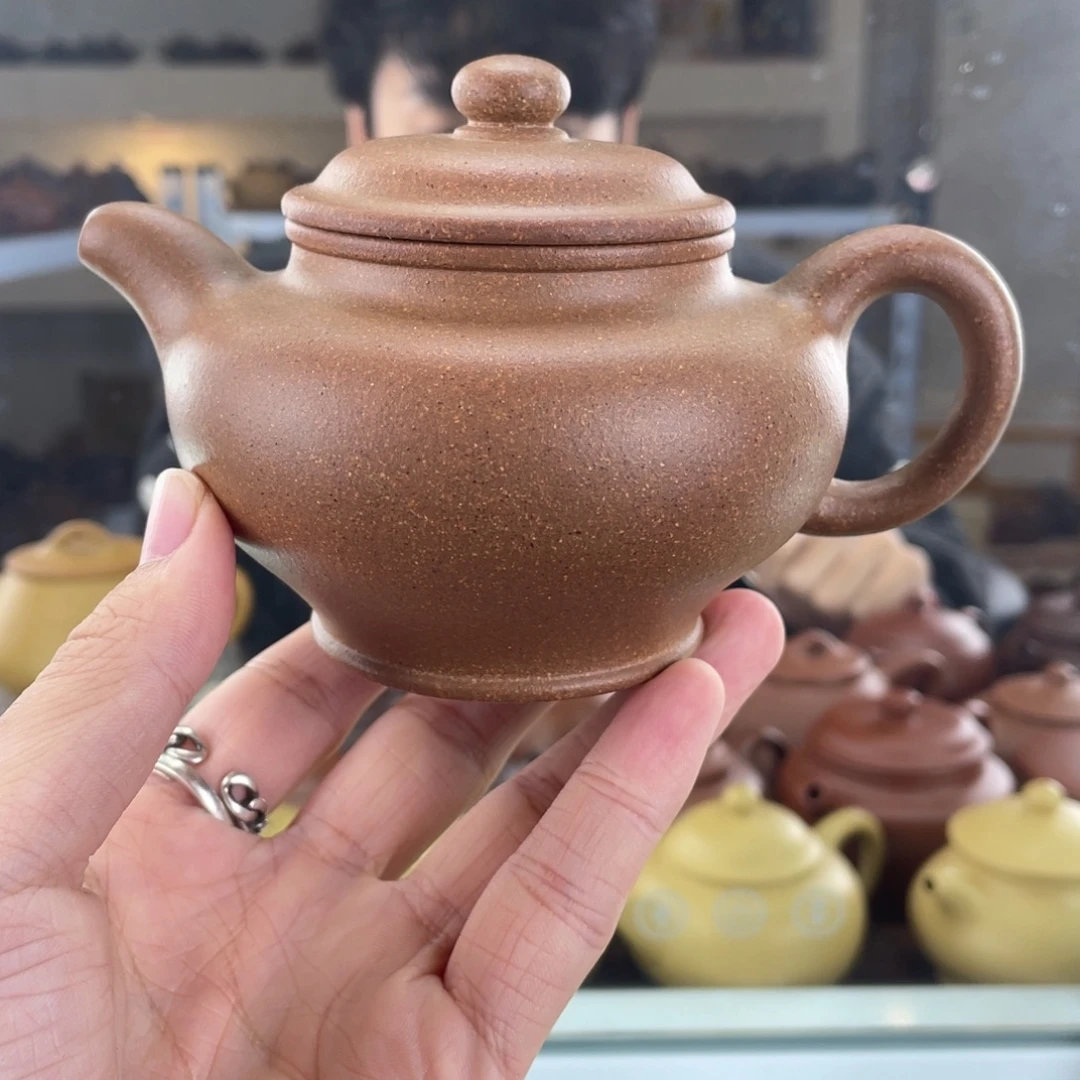 紫砂茶壶240cc黄降坡茶壶