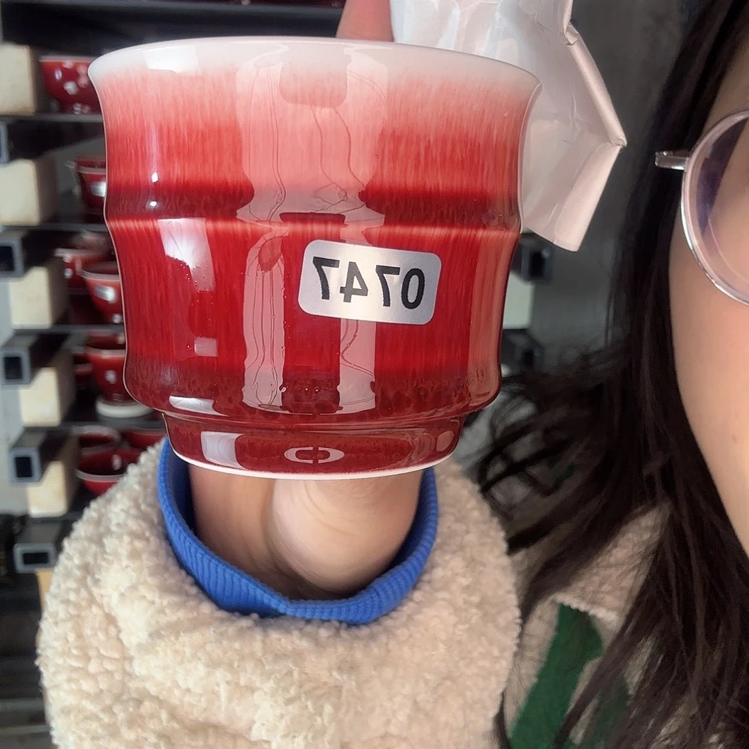 碗景德镇郎红陶瓷