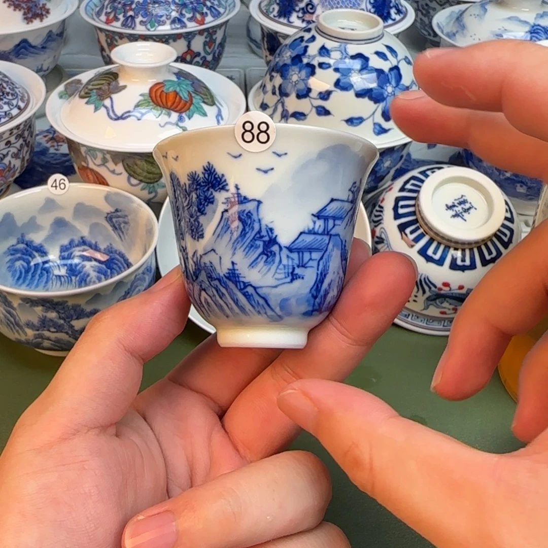 彦祖纯手工手绘茶具88