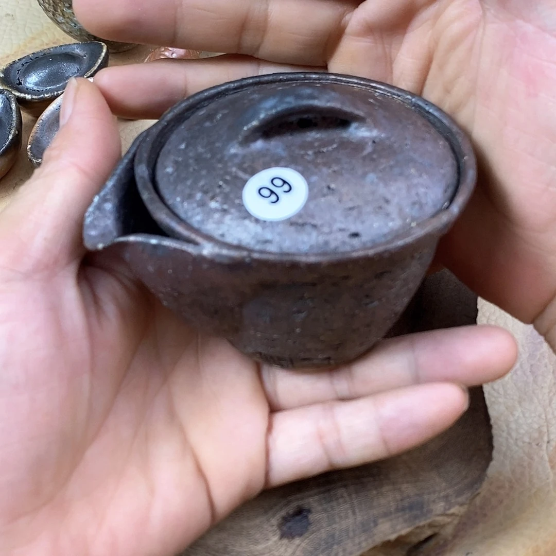 手工粗陶、柴烧茶器