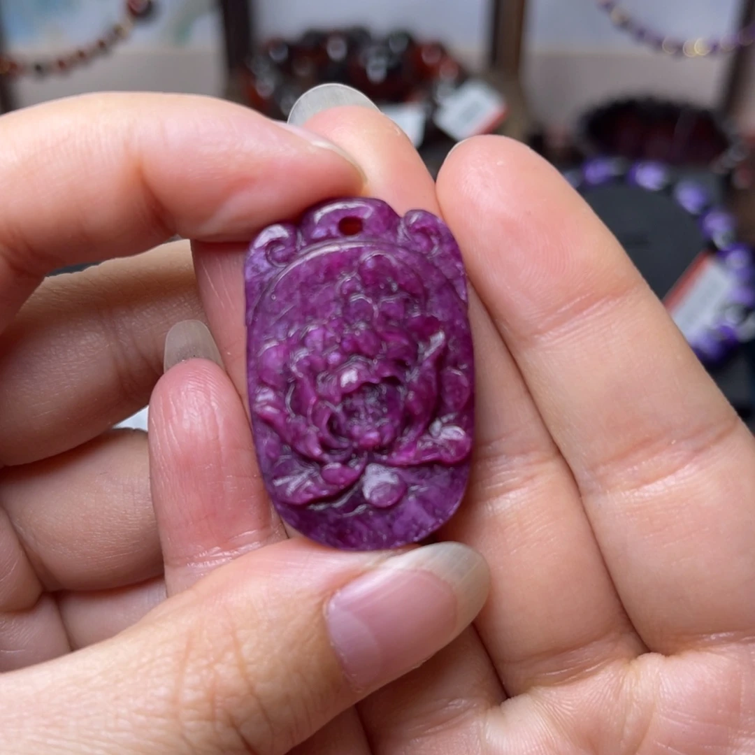 未镶嵌红宝石手链红宝吊坠