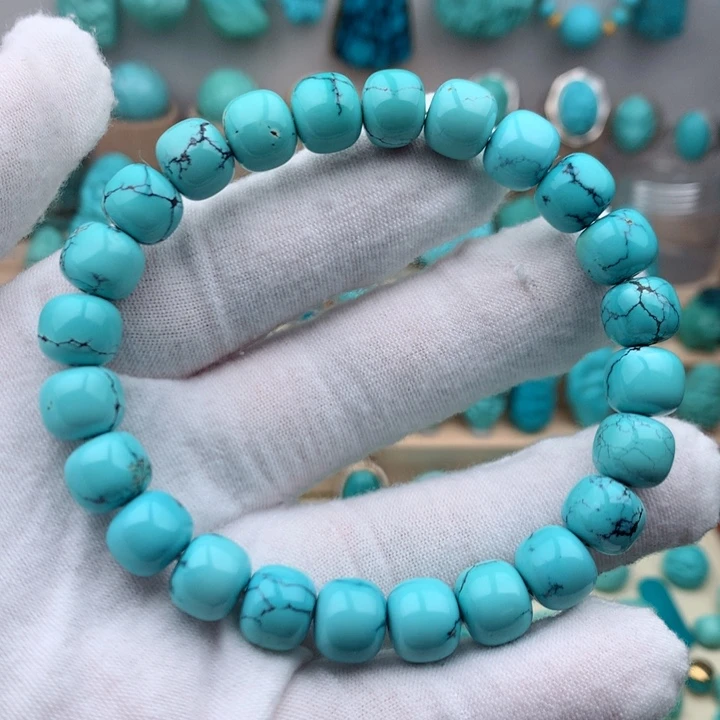 绿松石未镶嵌挂件