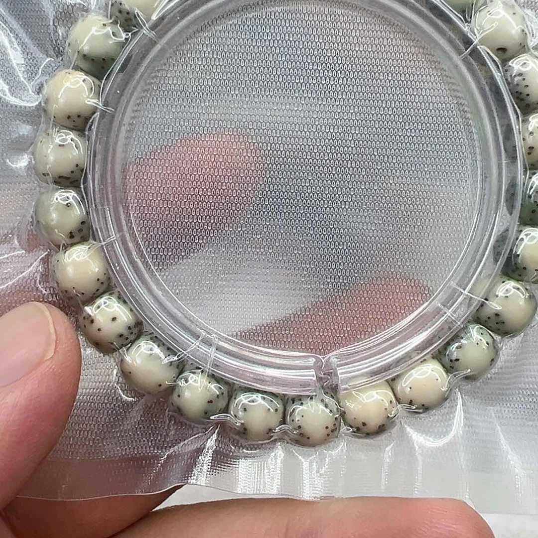 星月菩提手串24半臂大留白星月菩提单圈9×8