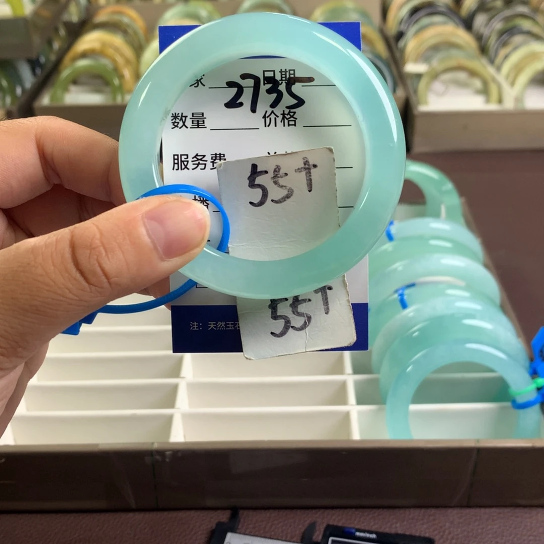 蛇纹石玉未镶嵌手镯2735