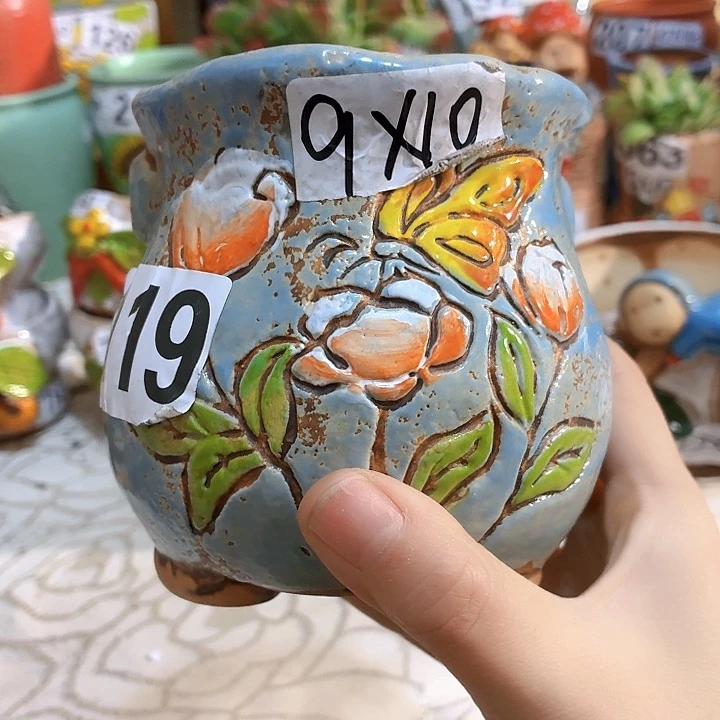 多肉花盆满15包邮