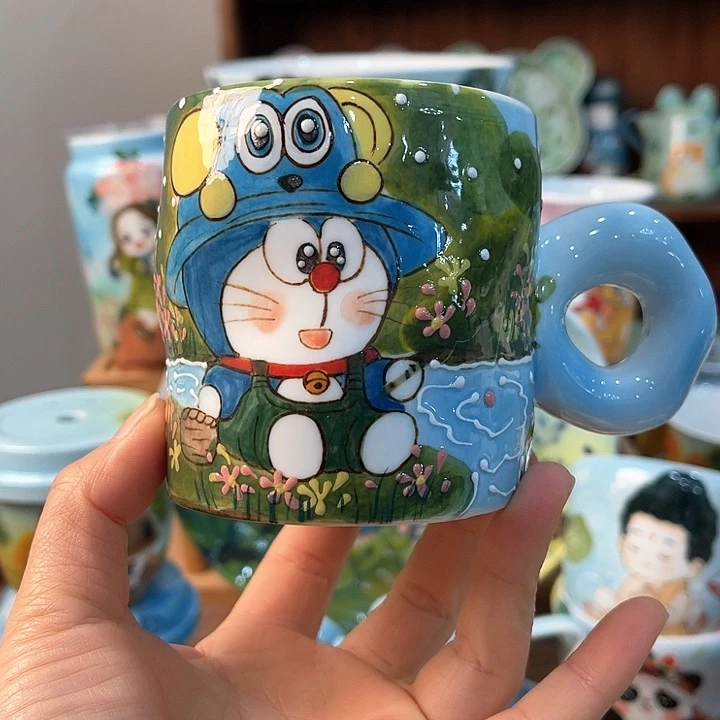 陶景德镇釉下手绘陶瓷