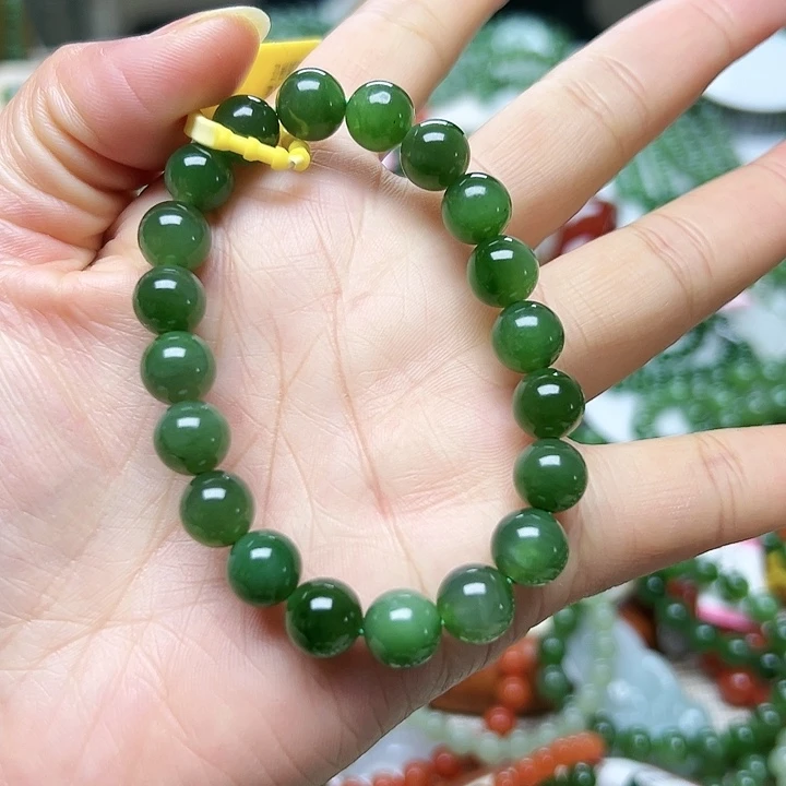 和田玉（碧玉）手链未镶嵌