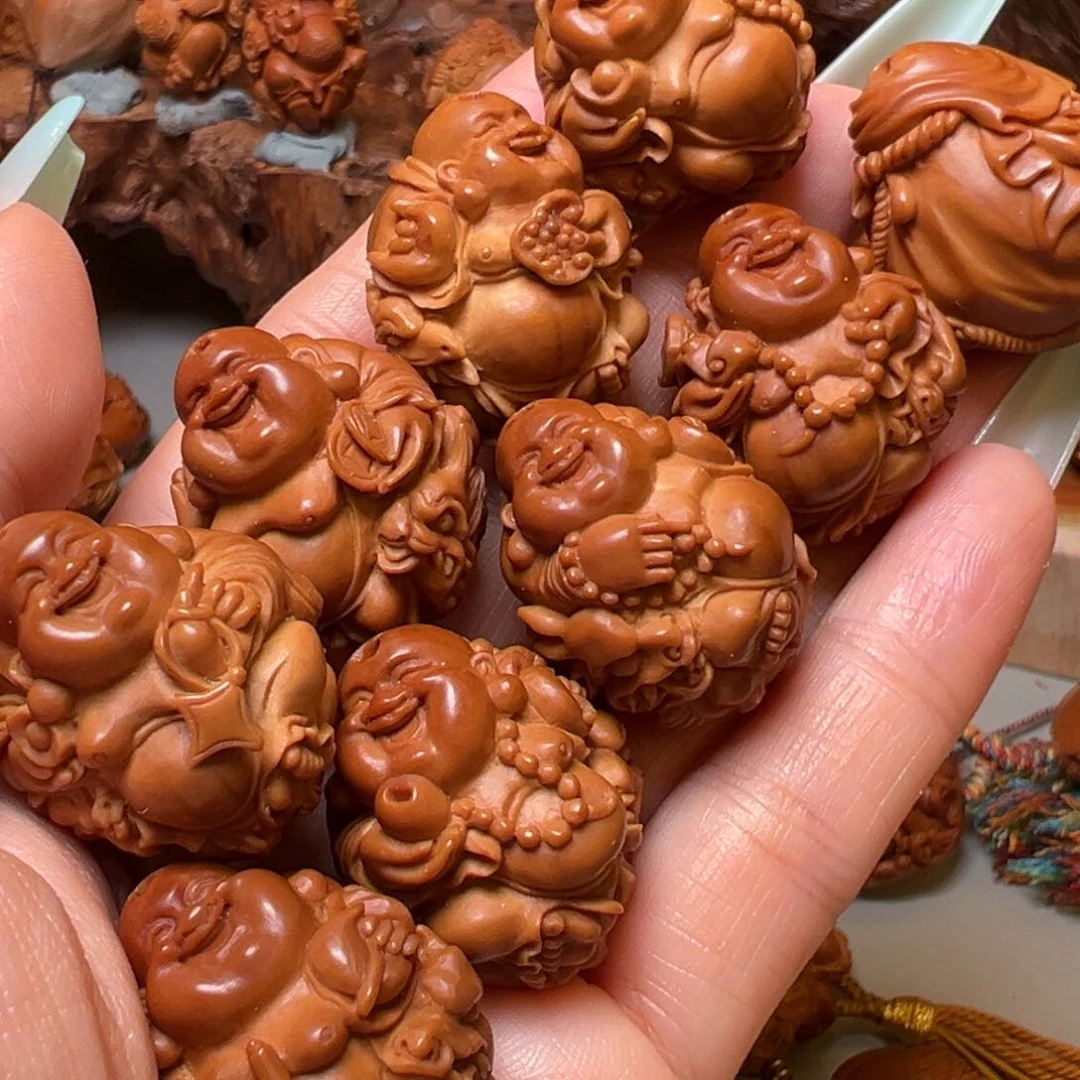 橄榄核手串骑兽八大弥勒