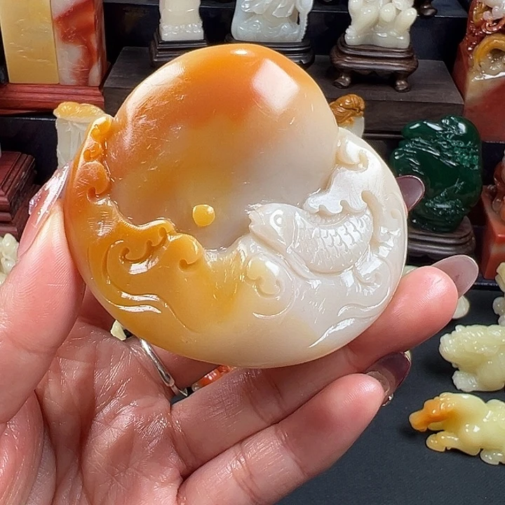 寿山石老性芙蓉石