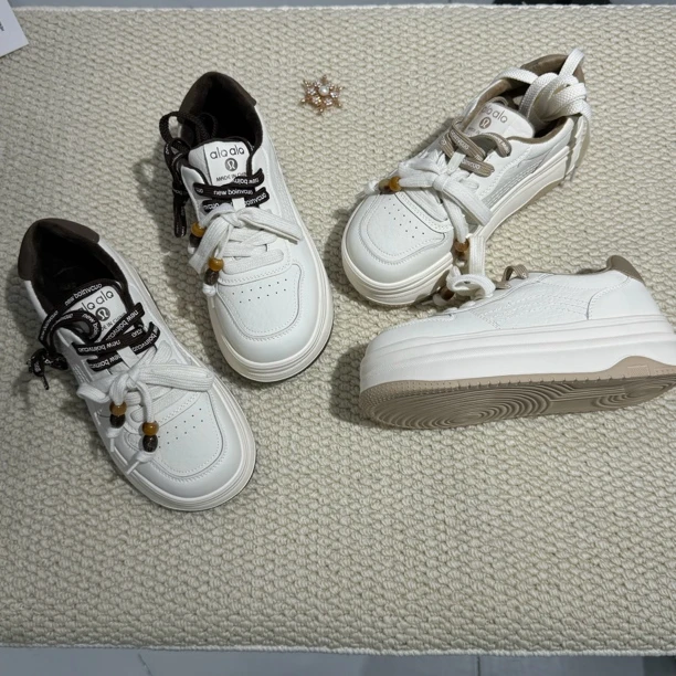 保暖青年鞋子休闲板鞋低帮系带夏季冬季厚底板鞋