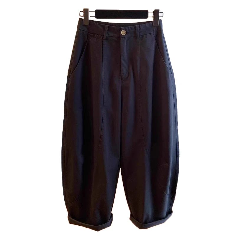 韩版弯刀裤女士休闲裤2025年夏季新款镰刀裤显瘦百搭长裤阔腿裤