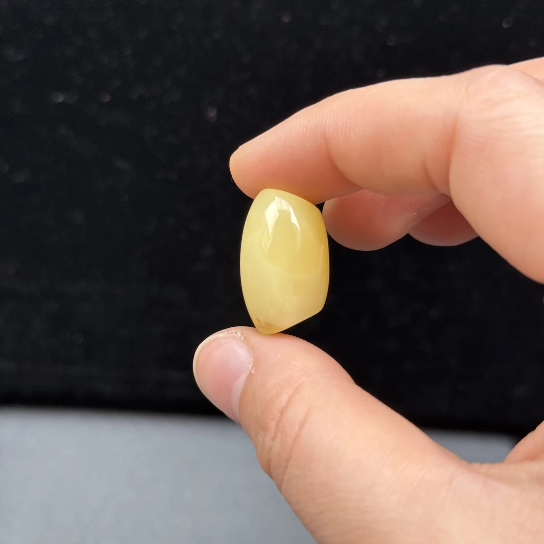 R3345天然原矿蜜蜡马蹄珠14*23mm抖音基地质检发货