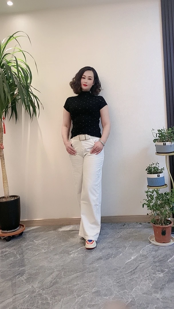 6677-25款牛仔裤时尚百搭裤子