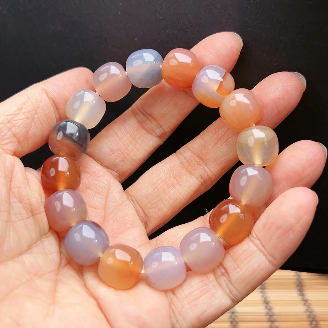 未镶嵌玛瑙/玉髓珠宝半成品