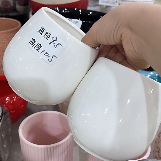 多肉绿植陶瓷花盆9.9包邮