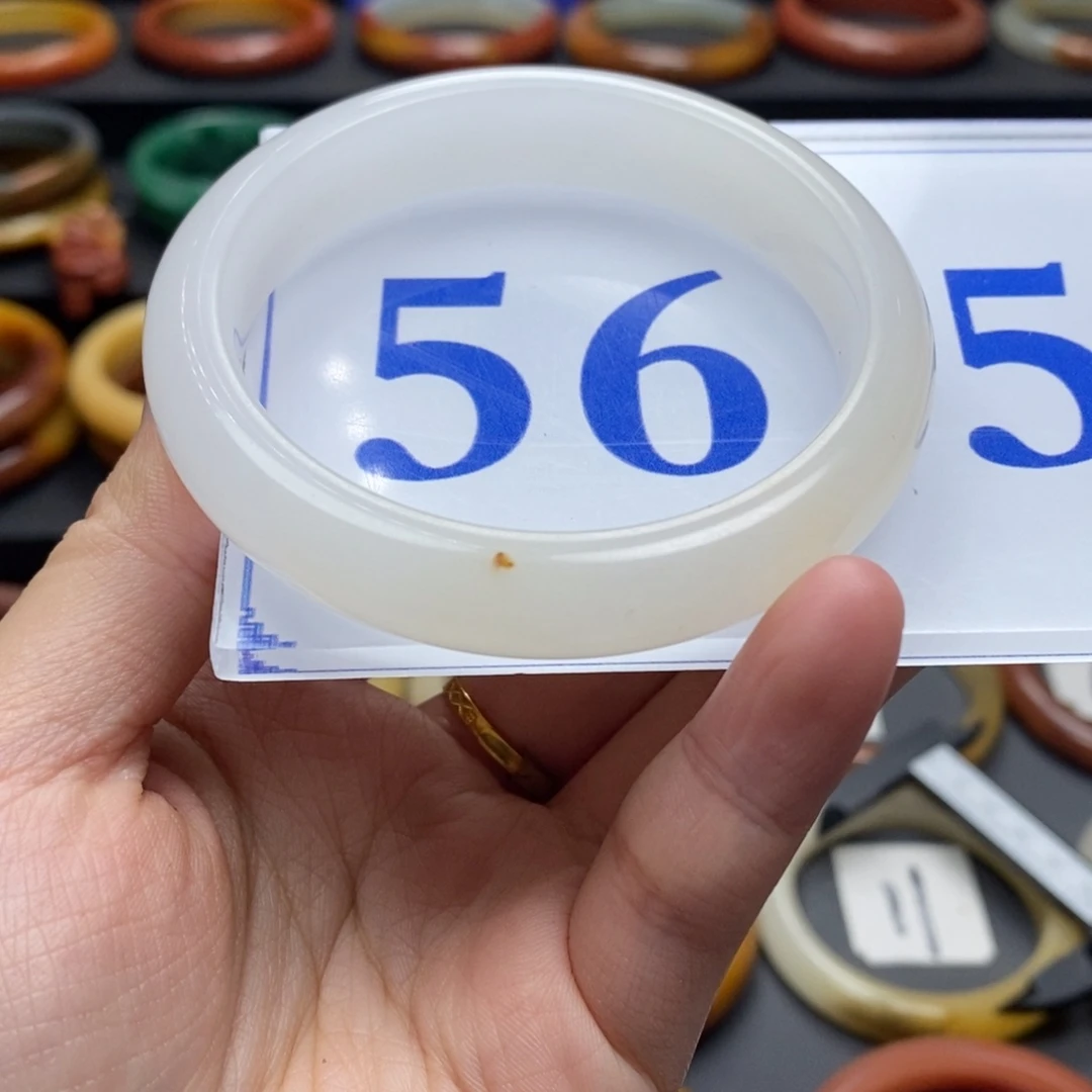 石英质玉（黄龙玉）手镯 未镶嵌