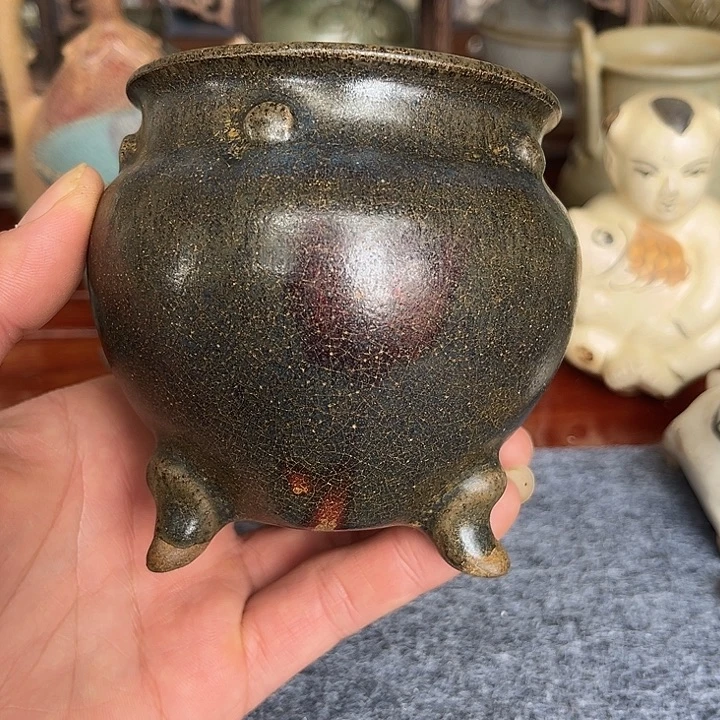 摆件时观品鉴 K门老窑瓷