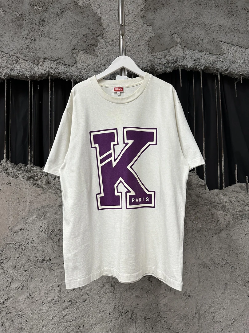 95新 KENZO/肯佐 短袖/L码/95新 休闲百搭时尚舒适宽松圆领T恤