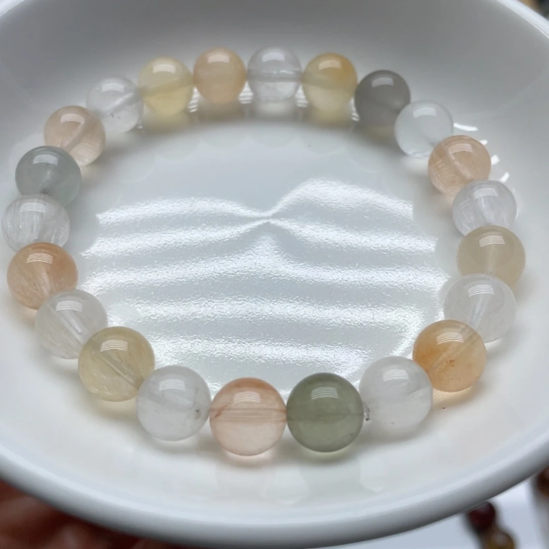 未镶嵌手链水晶兔毛