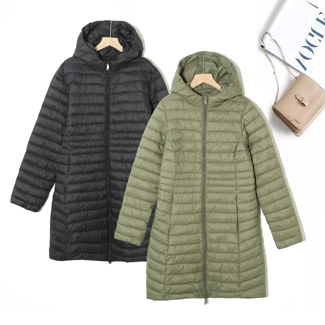 中长款设计感冬季保暖休闲洋气百搭女士收腰显瘦潮流棉服P-2G287