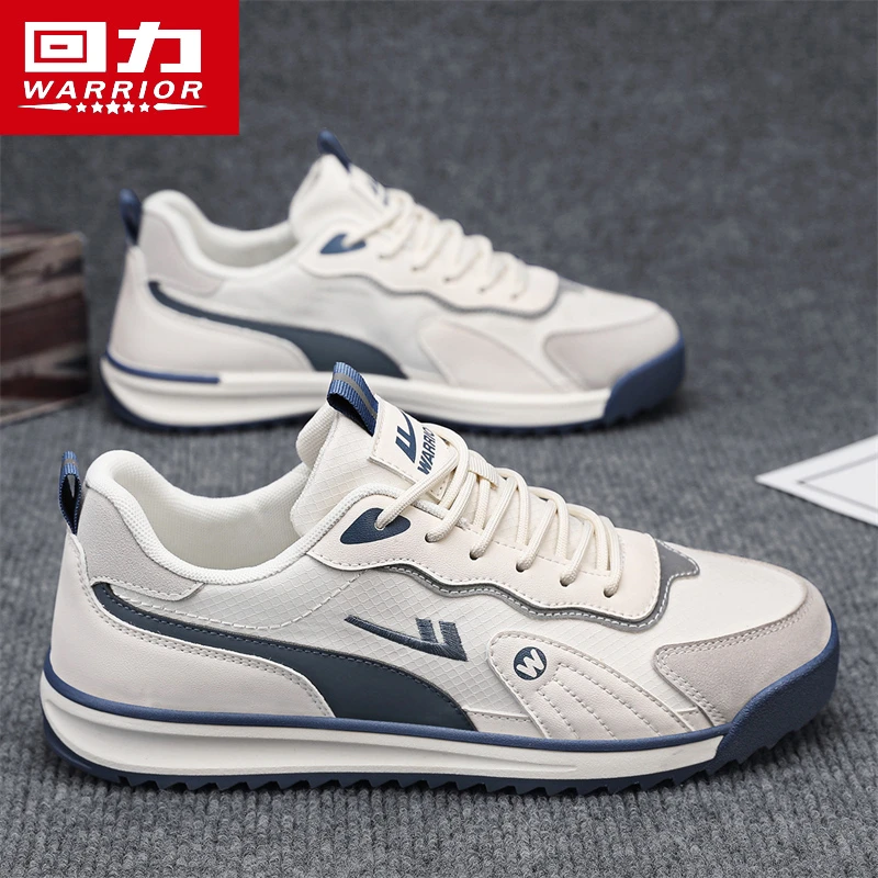 回力男鞋2025新款夏季工作上班厚底学生运动板鞋休闲小白鞋子男款