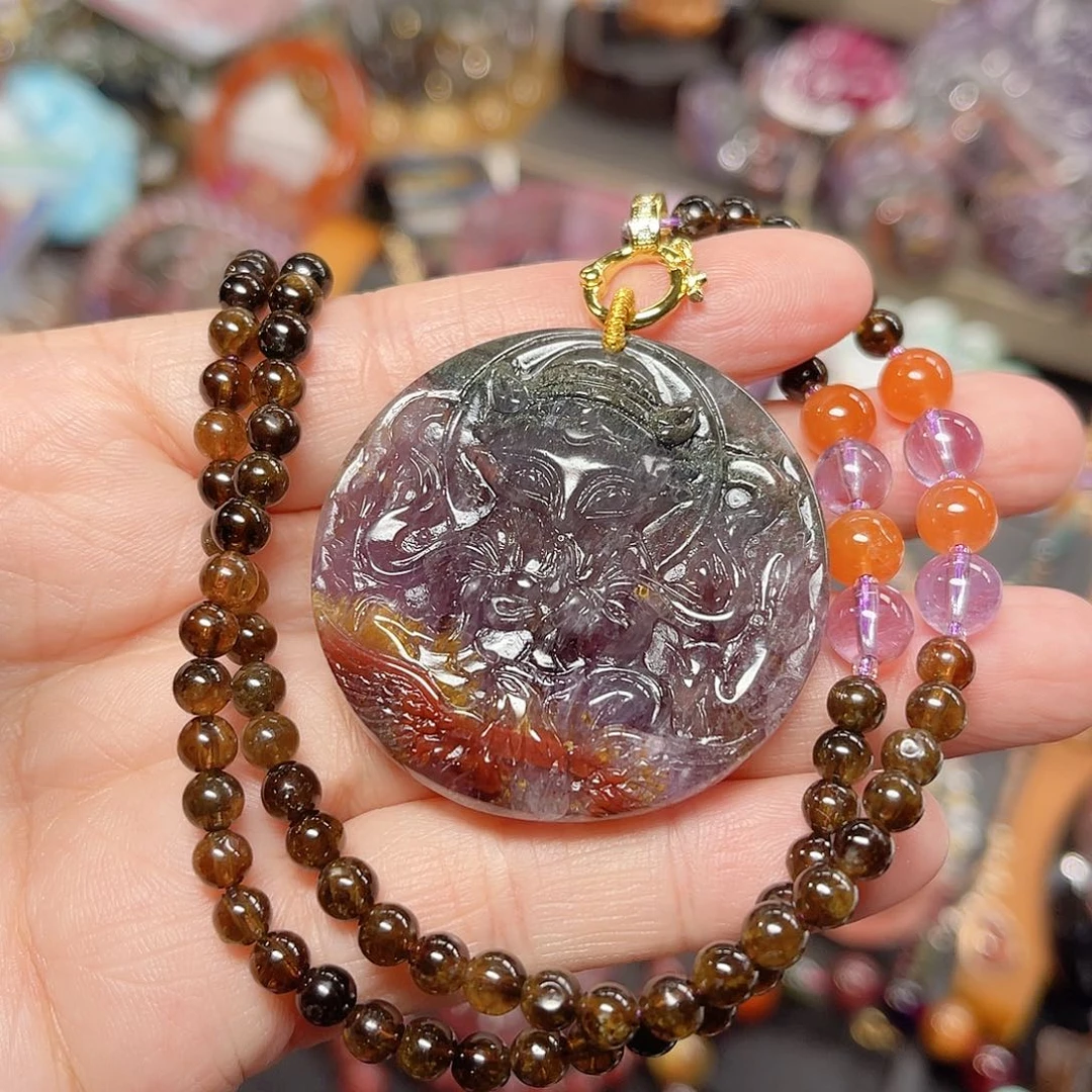 未镶嵌颈饰水晶订制